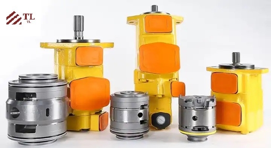 % 100 İnşaat Makineleri için Vane Pompa Grubu 3G7635 3G7640 6E2927 6E2930 6E2931